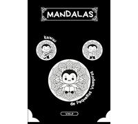 Mandalas Kawaii de pequeños vampiros
