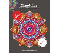 Mandalas Malbuch für Erwachsene: Malbuch mit über 50 Mandalas-Vorlagen zum Ausmalen | 21,59 cm x 27,94 cm | Das perfekte Geschenk mehr Entspannung, ... für Anfänger als auch für geübte Künstler