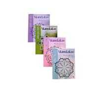 Mandalas Pack de 4 Libros Para Colorear 192 Páginas de Diseños Creativos Antiestrés para Adultos son Ideales para Relajación, Meditación y Creatividad Mandala - Edición Actualizada