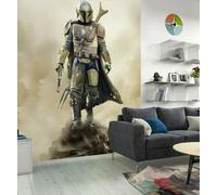 Mandaloriano Pintado Pared Grande Mural 198x279cm 200x280 CM Star Wars Arte
