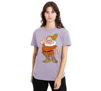 mandarin creative ltd Blancanieves y los Siete enanitos, Doc, The Leader - Camiseta para Mujer, Color Lavanda, Talla XXL, Lavanda, XXL