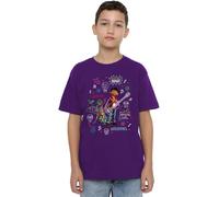 mandarin creative ltd Coco Miguel Dante with Movie Quotes and Colorful Doodles Unisex Kids T Shirt Camiseta, Morado (, 9-10 años para Niños