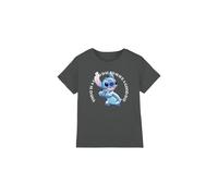 mandarin creative ltd Lilo and Stitch Camiseta Unisex para niños Good Day, Gris Oscuro, 5-6 años