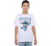 mandarin creative ltd Lilo & Stitch Clutching Hearts Unisex Kids T Shirt Camiseta, Blanco, 5-6 años para Niños