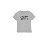 mandarin creative ltd Star Wars Jar Binks Unisex Kids T Shirt Camiseta, Gris, 7-8 años para Niños