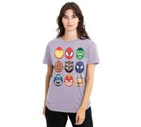 mandarin creative ltd The Avengers Eggs Ladies T Shirt, Lavendar Camiseta, Lavanda, S para Mujer