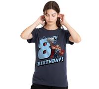 mandarin creative ltd Thor Birthday 8 Ladies T Shirt, Deep Navy Camiseta, Azul Marino Profundo, L para Mujer
