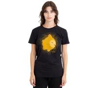 mandarin creative ltd Wish Upon a Star Ladies T Shirt, Black Camiseta, Negro, L para Mujer