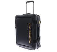 MANDARINA DUCK Bolsa de Viaje Trolley Eco Coated Wheeled Duffle Black Negro 55cm