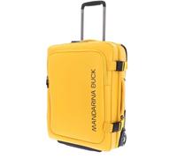 MANDARINA DUCK Bolsa de Viaje Trolley EC Coated Wheeled Duffle Duck Yellow Amarillo Oscuro 55cm