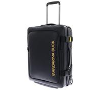 MANDARINA DUCK Bolsa de Viaje Trolley EC Coated Wheeled Duffle Black Negro 55cm