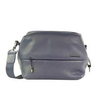 Mandarina Duck Bolso De Cuero Para Mujer Bandolera Athena Crossover Azul