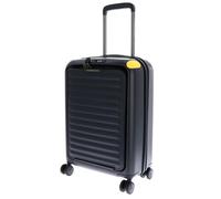 Mandarina Duck Carretilla con Compartimento para portátil Smart Duck Exp Cabin Trolley Dark Gloss Negro