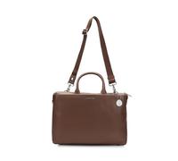 Mandarina Duck Cuero bolso shopper con compartimento para portátil Mellow Urban Handbag Milk Chocolate marrón oscuro