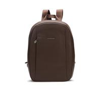 Mandarina Duck Cuero mochila con compartimento para portátil Mellow Leather Backpack Espresso marrón oscuro