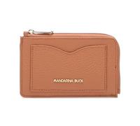 Mandarina Duck Cuero Tarjetero Mellow Leather Credit Card Holder Pecan Nut marrón Claro