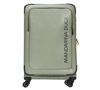 Mandarina Duck Carrito Eco Coated L 78 cm 4 ruedas con pliegue de expansión verde