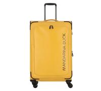 Mandarina Duck Eco Coated 4 ruedas Trolley L 78 cm Con fuelle expandible amarillo