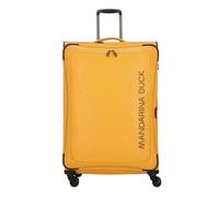 Mandarina Duck Eco Coated 4 ruedas Trolley XL 83 cm Con fuelle expandible amarillo