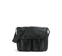 Mandarina Duck Eco Coated Bolso de mensajero negro, polyester, unisex