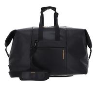 Mandarina Duck Eco Coated Bolso de viaje negro, polyester, 54 x 32 x 25cm