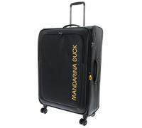 Mandarina Duck Maleta Eco Coated 4 ruedas y expansión 47x78x28 cm poliéster reciclado negro