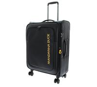 Mandarina Duck Maleta Eco Coated con 4 ruedas negro 43x67x25 cm poliéster reciclado M