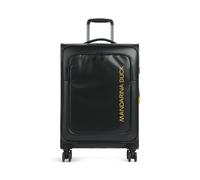 Mandarina Duck Eco Coated | Maleta con 4 ruedas | negro | 43x67x25cm | poliéster reciclado
