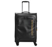 Mandarina Duck Maleta Eco Coated con 4 ruedas negro 43x67x25 cm poliéster reciclado M