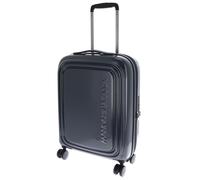 Mandarina Duck Logoduck+ Metal | Maleta con 4 ruedas | negro | 40x55x20cm | policarbonato