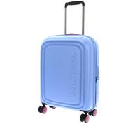 Mandarina Duck LOGODUCK + Trolley Cabin, Cotton Candy., 40 cm x 20 cm x 55 cm, Linea iconica di policarbonato