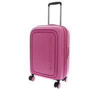 Mandarina Duck LOGODUCK + Trolley Cabin EXP, Color Rojo y Violeta., 35 cm (L) x 23 cm (W) x 55 cm (H), Linea iconica di policarbonato