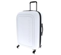 Mandarina Duck Trolley LOGODUCK+ Medium EXP Blanco