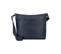 Mandarina Duck Mellow Leather Bolsa de hombro Piel natural 30 cm azul