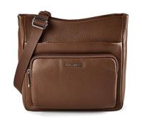 Mandarina Duck Mellow Leather Bolsa de hombro Piel natural 30 cm marrón