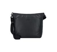 Mandarina Duck Mellow Leather Bolsa de hombro Piel natural 30 cm negro