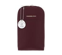 MANDARINA DUCK Mellow Leather Phone Crossbody Bag Windsor Wine