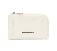 Mandarina Duck Cuero Tarjetero Mellow Leather Credit Card Holder Blanc Blanco