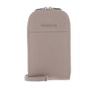 MANDARINA DUCK Mellow Leather Phone Crossbody Bag Warm Taupe