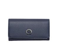 Mandarina Duck Mellow Leather P10FZP62, Accesorios de Viaje - Cartera Mujer, Dress Blue, 10x12x2 (L x H x W)