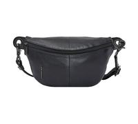 Mandarina Duck Mellow Leather Riñonera Piel 30 cm negro