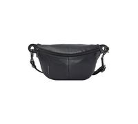 Mandarina Duck Mellow Leather Riñonera Piel natural 30 cm negro