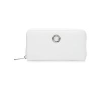 Mandarina Duck Mellow Leather Wallet, Accesorio de Viaje-Billetera Mujeres, Blanco, Talla única