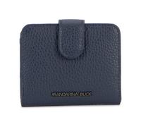 Mandarina Duck Mellow Leather Wallet, Accesorio de Viaje-Billetera Mujeres, Dress Blue, Talla única