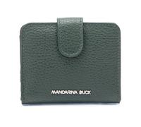 Mandarina Duck Mellow Leather Wallet, Accesorio de Viaje-Billetera Mujeres, Pine Green, Talla única