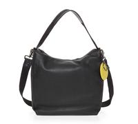 Mandarina Duck Mellow Piel Hobo Bag Bandolera de Cuero Nerón FZT95001 Negro