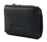 Mandarina Duck Mellow Leather Wallet, Accesorio de Viaje-Billetera Mujeres, Negro, Talla única