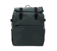 Mandarina Duck mochila para el portátil con compartimento para portátil Eco Coated Backpack Deep Green verde oscuro