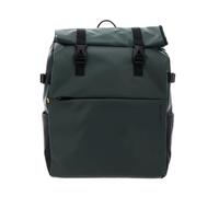 Mandarina Duck mochila para el portátil con compartimento para portátil Eco Coated Backpack Deep Green verde oscuro