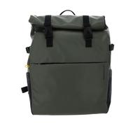Mandarina Duck mochila para el portátil con compartimento para portátil Eco Coated Backpack Pine Green verde oscuro